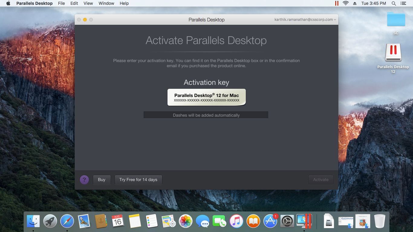 Parallels download free