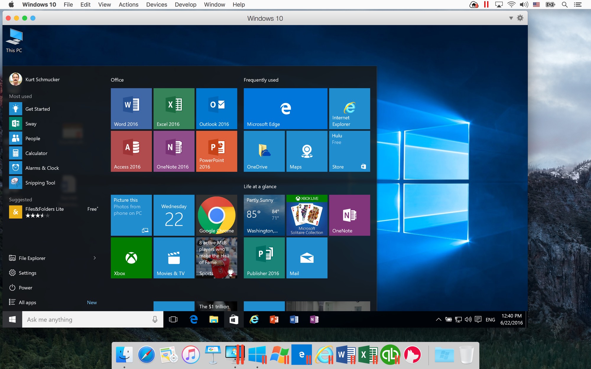 Windows parallels for my mac keyboard layout